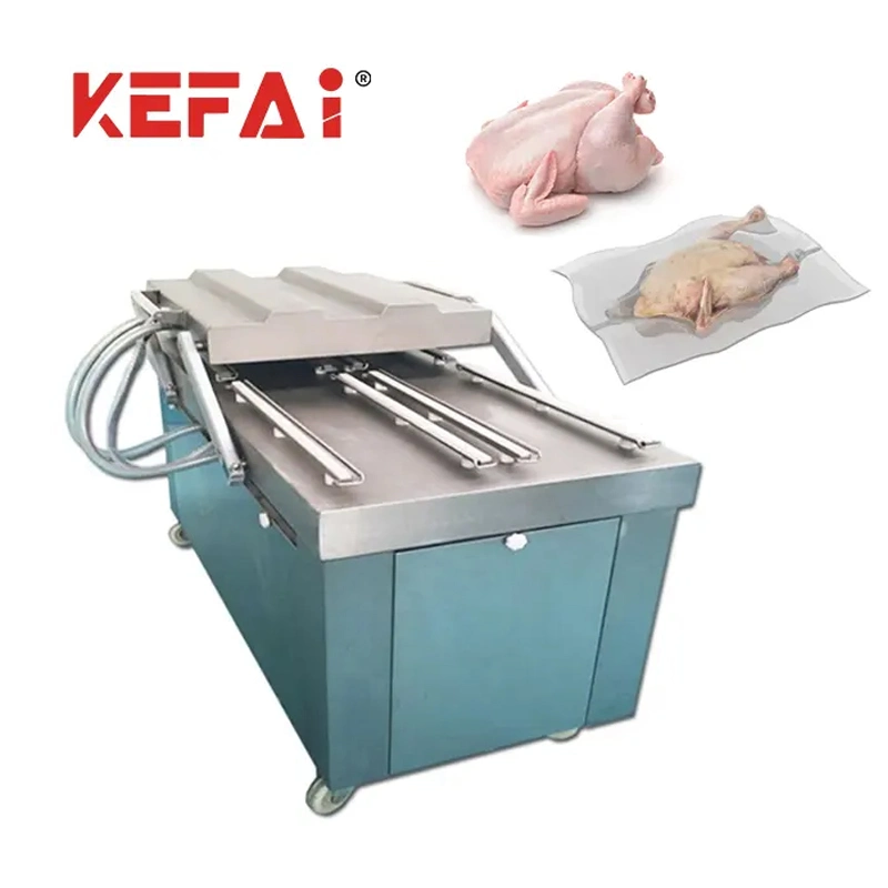 Kefai Double Chamber Whole Frozen Chicken Meat Food Seafood Vacuum Packaging Machine