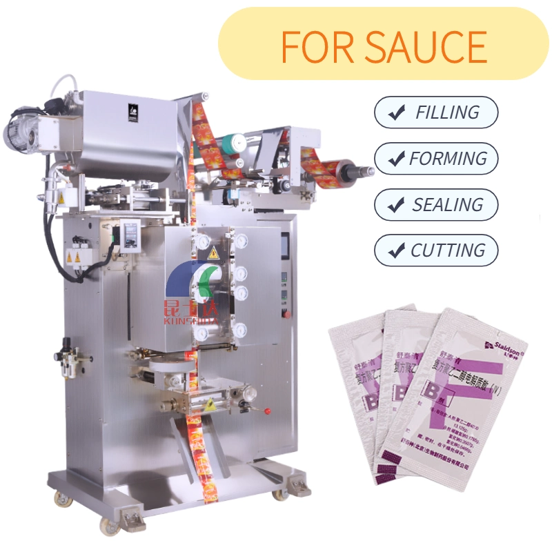 Sachet Honey/Ketchup Sauce/Liquid Juice /Oil/Jam/Cream /Bean Sauce/Sweet Chili Sauce /Tomato Paste Packaging Machine Sealing Machine Packing Machine