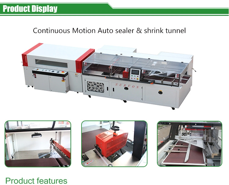 Shanghai High Speed Lunch Box Sealing Shrink Wrap Machine for Packaging Boxes