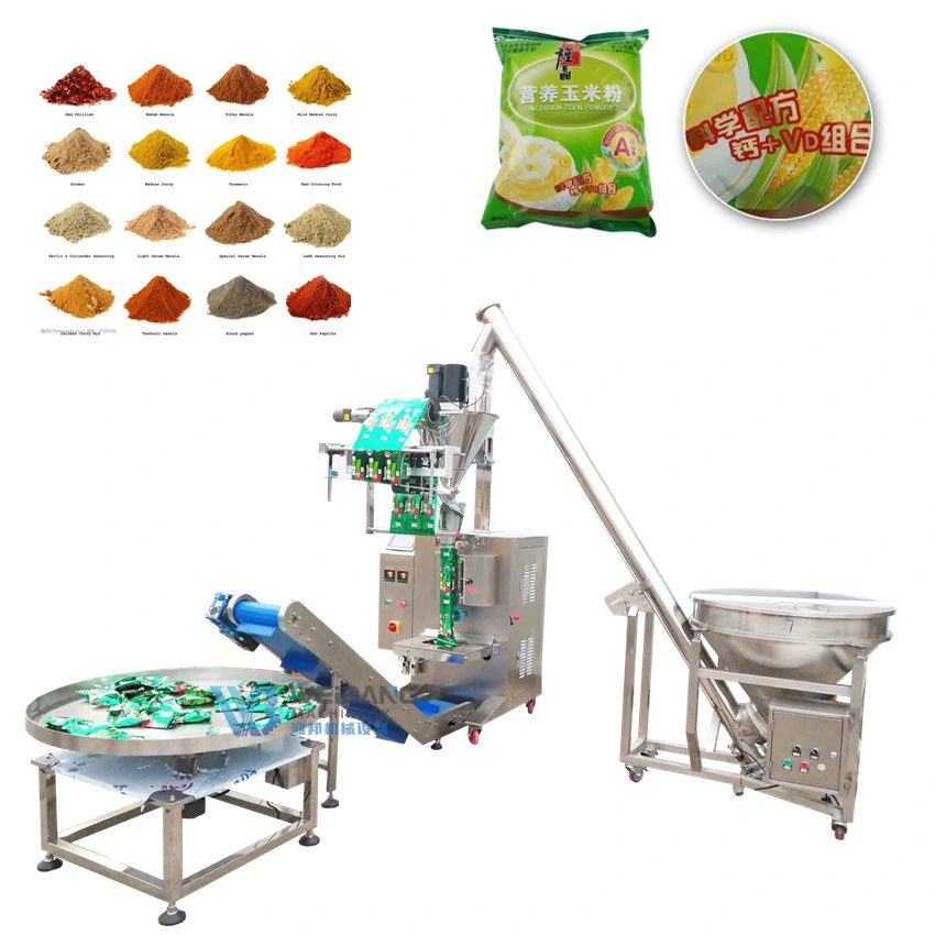 Wb-300f Powder Pouch Packing Machine Spices Curry Powder Packing Machine