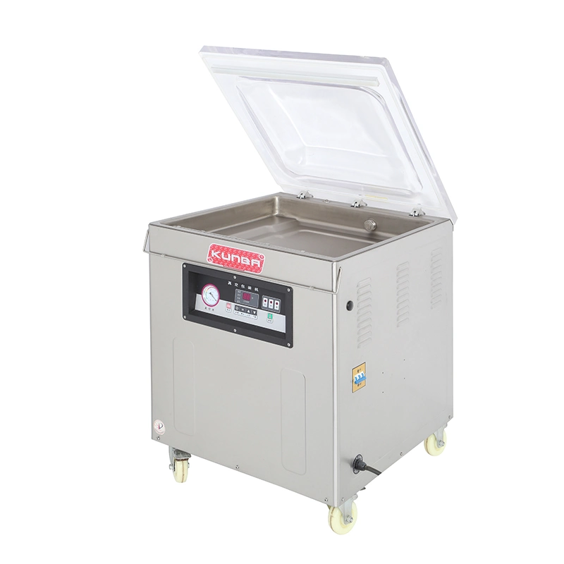 KunBa Dz-400 Single Chamber Vacuum Sealer Packaging Machine for Apparel Food Beverage Commodity Chemical