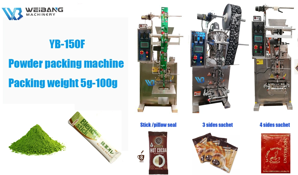 Wb-300f Powder Pouch Packing Machine Spices Curry Powder Packing Machine