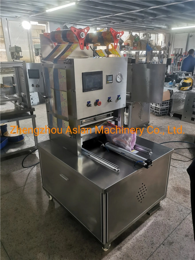 Fruit Map Tray Film Sealing Machine/ Filling N2 Vacuum Sauce Bowl Packing Machine