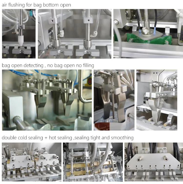 Frozen Prepared Meal Pouch Packaging Machines for Ready-Made Meal Bag Packing Machine