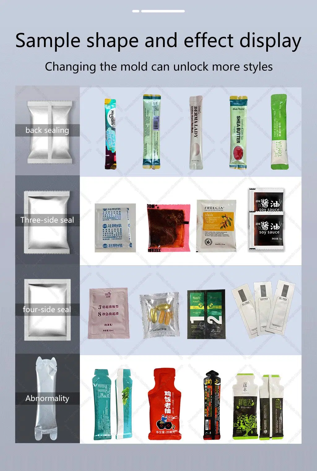 Automatic Honey Liquid Sachet Filling and Packaging Machine, Irregular Bag Meat Sauce Packaging Machine