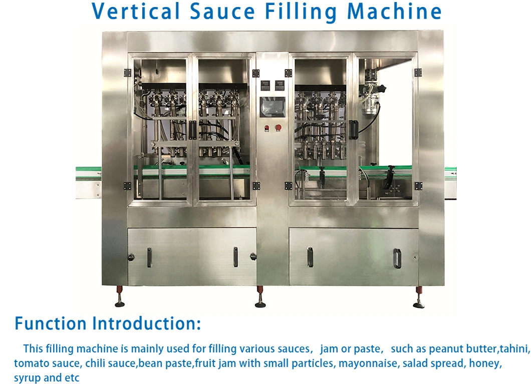 Automatic Strawberry Jam/Cheese/Honey/ Peanut Butter/ Sesame Sauce Paste Blister Filling Packing Labeling Capping Sealing Machine