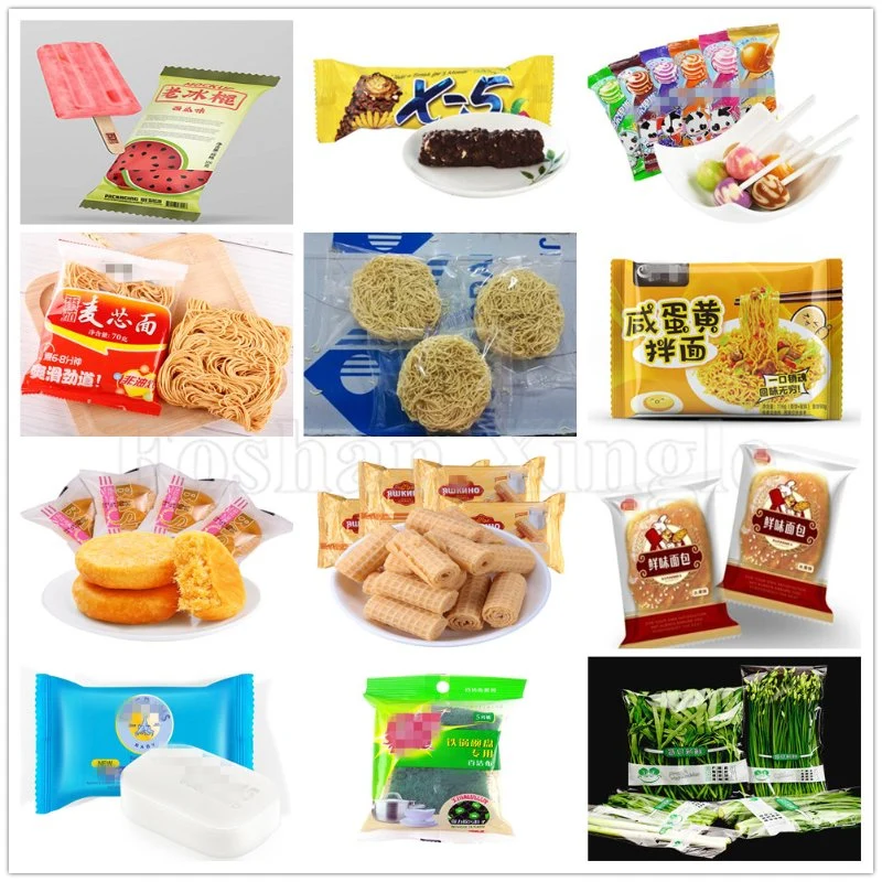 Multi Function Horizontal Face Mask Soft Candy Cake Bottom Film Noodles Packing Pillow Packaging Machine