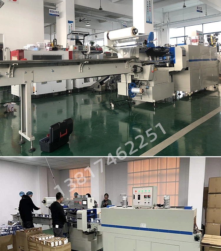 Automatic Horizontal Thermal Shrinkable Film Fast Food Lunch Box Shrink Packing Machine