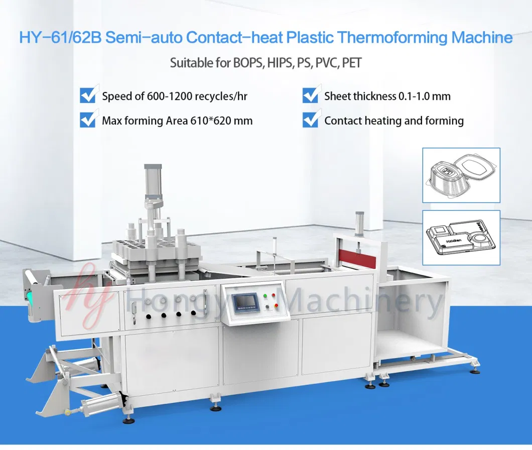 Small Plastic Forming Machine for India Biscuit Tray