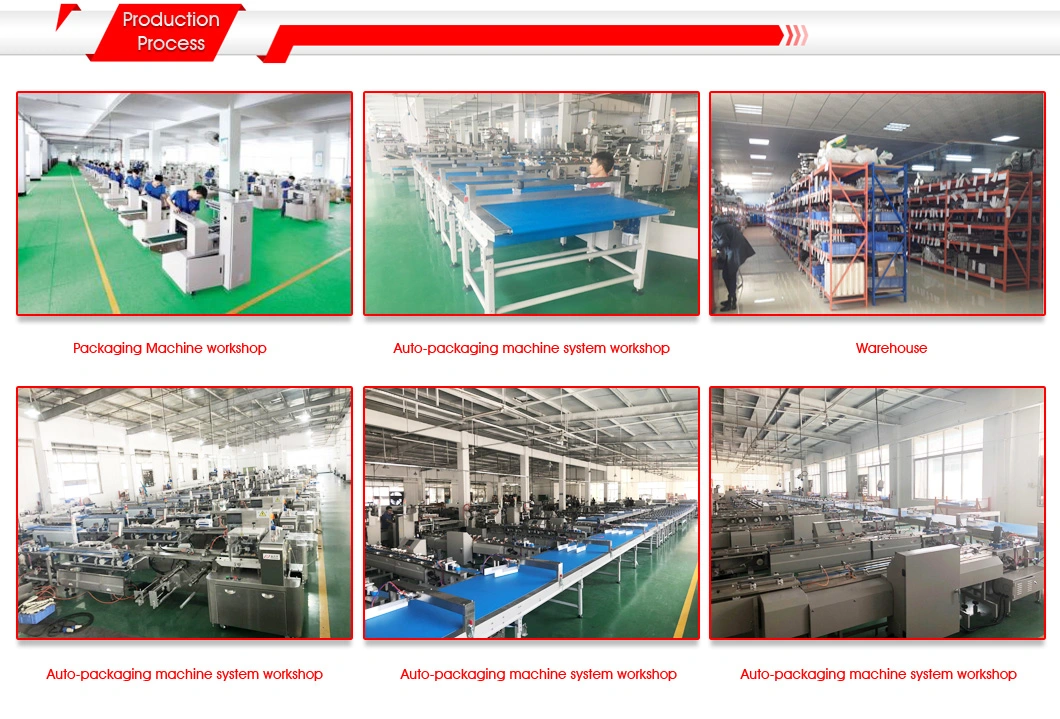 Automatic Stainless Steel Flow/Food Packing Packaging Filling Sealing Machine Machinery for Biscuits/Noodles/Breads/Burgers/Buns/Hotdog/Rolls/Food/Cake