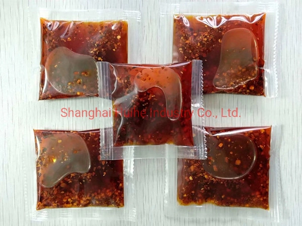 Vertical Form Fill Seal Vffs Small Sachet Plastic Bag Automatic Cooking Oil Liquid Paste Sauce Filling and Packaging Machine