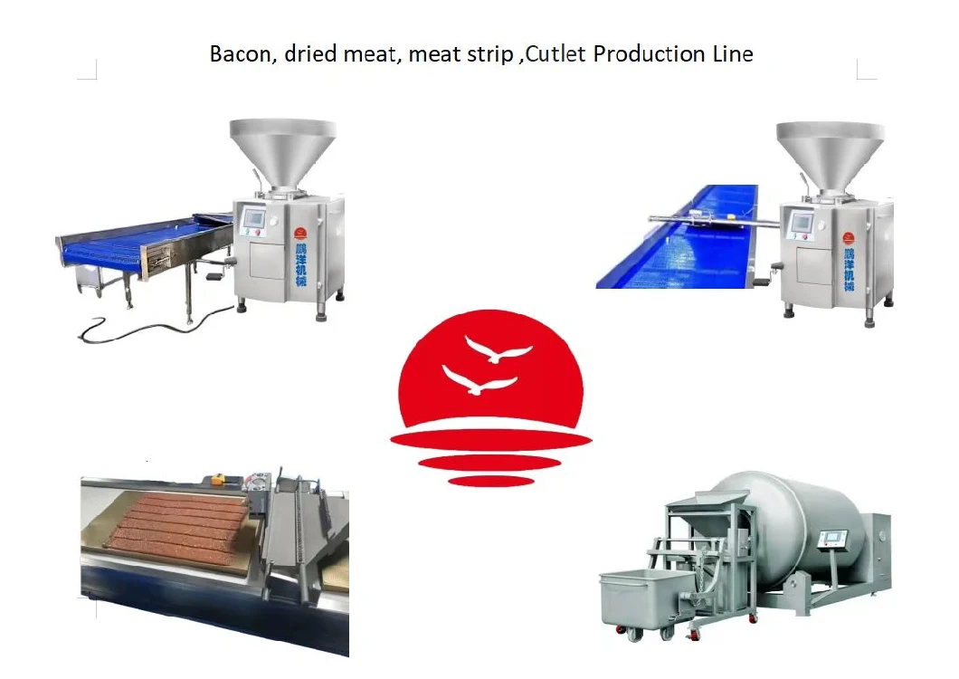 Meat Production Line Meat Stuffing Machine for Bacon Pet Food Jerky