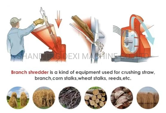 New Type16 HP 0.5-1 T/H Wood Crusher Machine for Houseuse