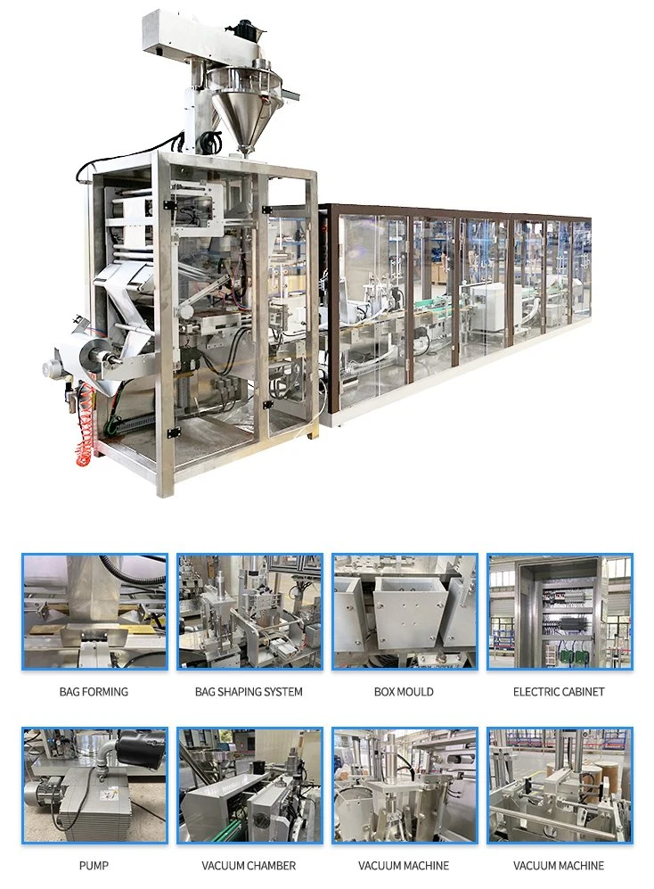 Yeast Packing Machine Equipment Coffee Powder Brick Bag Multi-Purpose Fully Automatic Vacuum Bag Packaging Machine Machinery for Sale