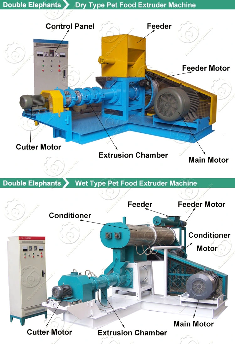 Extruder Fish Feed Pedigree Dog Food Making Dog Dry Food Packaging Machine