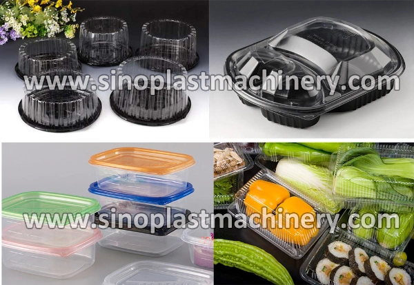 3 in 1 4 in 1 Plastic Clamshell Package Fruit Egg Tray Box Seedling Tray Electronic Tray Lid Plate Flowerpot Thermoforming Vacuum Forming Making Machine