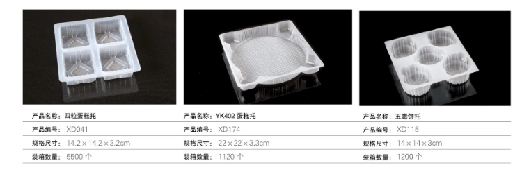 Plastic Disposable Packaging tray for chocolate