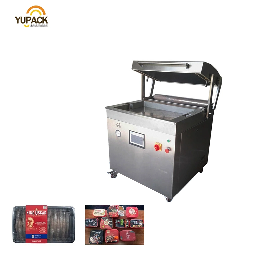 Automatic Skin Vacuum Packaging/Pack/Vacuum Packing Machine for Meat Chicken Fish Shrimp Sea Food