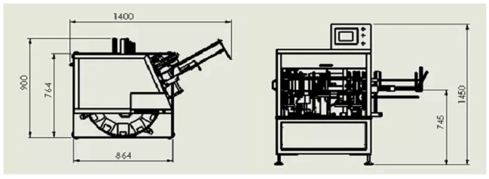 Vertical Tea Bag Cartoning Packing Machine Small Milk Biscuit Box Packaging Cartoning Machinery