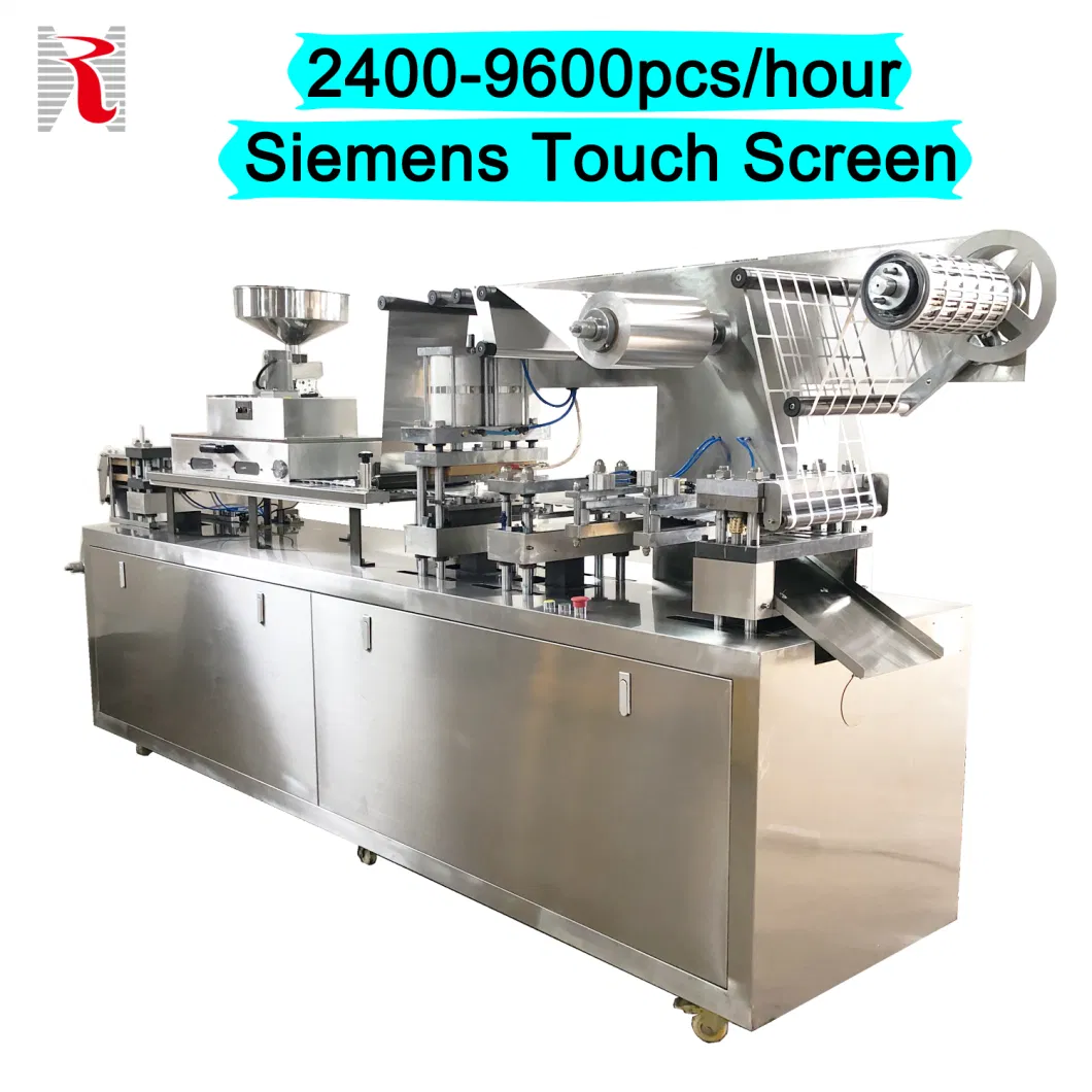 Customized Fully Automatic Thermoforming Sealing Capsule Candy Gummy Pill Tablet Capsule Disposable Syringe Automatic Blister Packing Packaging Machine