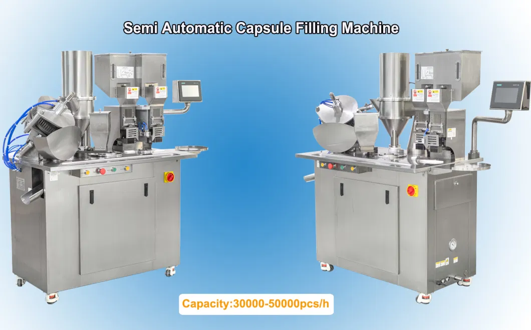 HPMC/Gelatin/Halal/Vegetarian/Hollow/Pullulan/Empty/Hard/Vegetable/Clear Capsules Filling Packing Machine/Encapsulation Machine (NJP-1200)