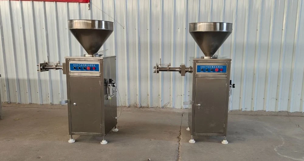 Pneumatic Quantitative Meat Sausage Filling Making Stuffing Food Processing Machine