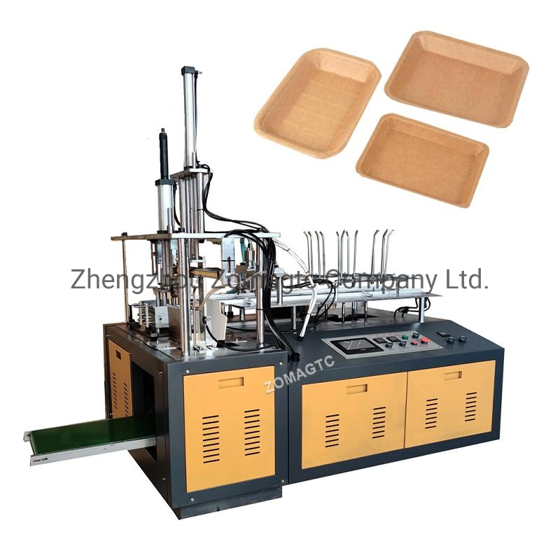 China Factory One Time Use Paper Food Packaging Machine Paper Takeaway Food Container Machine