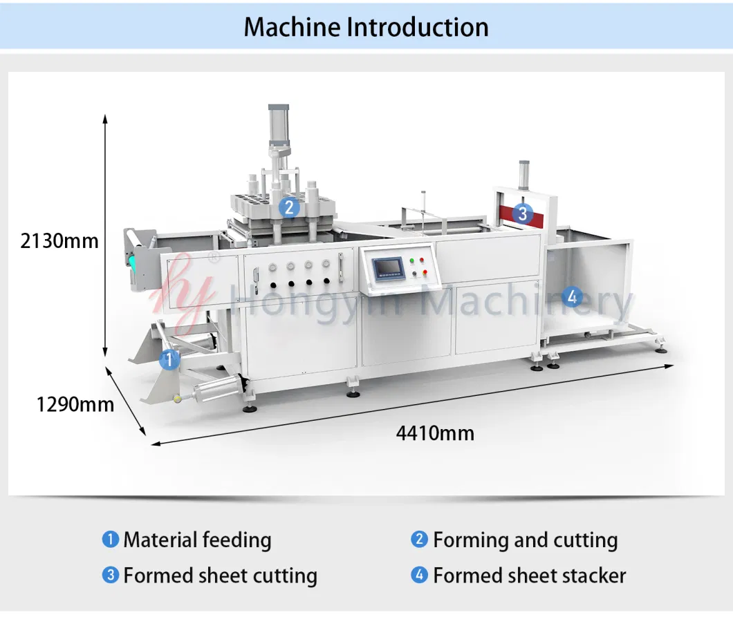 Small Plastic Forming Machine for India Biscuit Tray