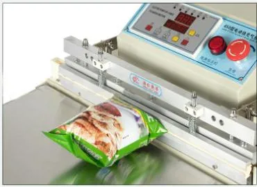 Nitrogen Gas Flushing Vacuum Sealer Sandwich Tray Sealing Food Vacuum Packaging Machine