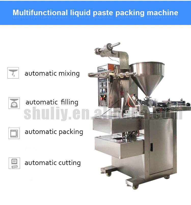 Automatic Peanut Tomato Jam Butter Syrup Sachet Packing Packaging Machine
