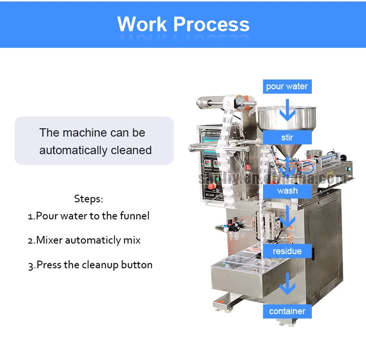 Automatic Peanut Tomato Jam Butter Syrup Sachet Packing Packaging Machine