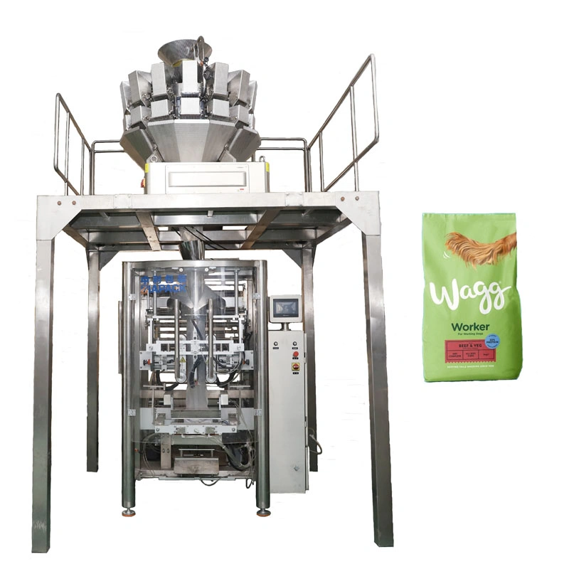 Multi-Function Vffs Vertical Automatic Food Packing (Packaging) Machine for Rice/Coffee/Nuts/Salt/Sauce/Beans/Seed/Sugar/Charcoal/Dog Food/Cat Litter/Pistach