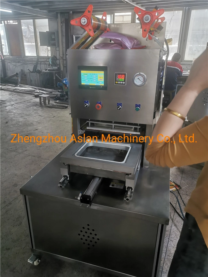 Fruit Map Tray Film Sealing Machine/ Filling N2 Vacuum Sauce Bowl Packing Machine