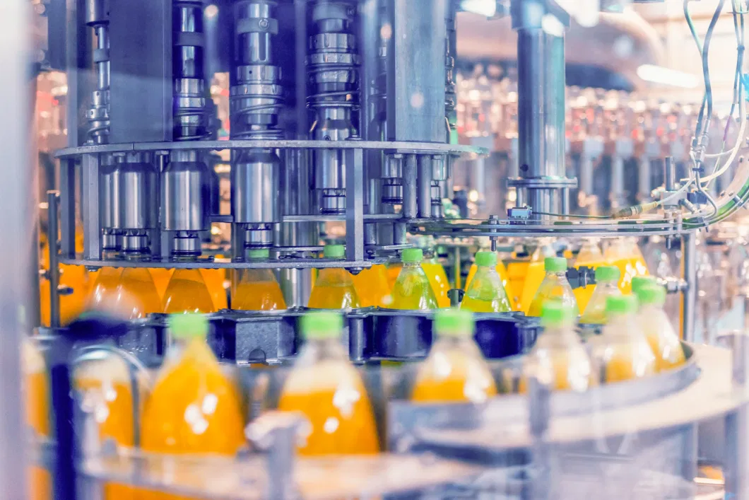 Complete Line Automatic Pet Bottle Non-Carbonated Coconut Water Beverage Clear Orange Juice Fruit Jam Sauce Beer Making Filling Bottling Capping Packing Machine