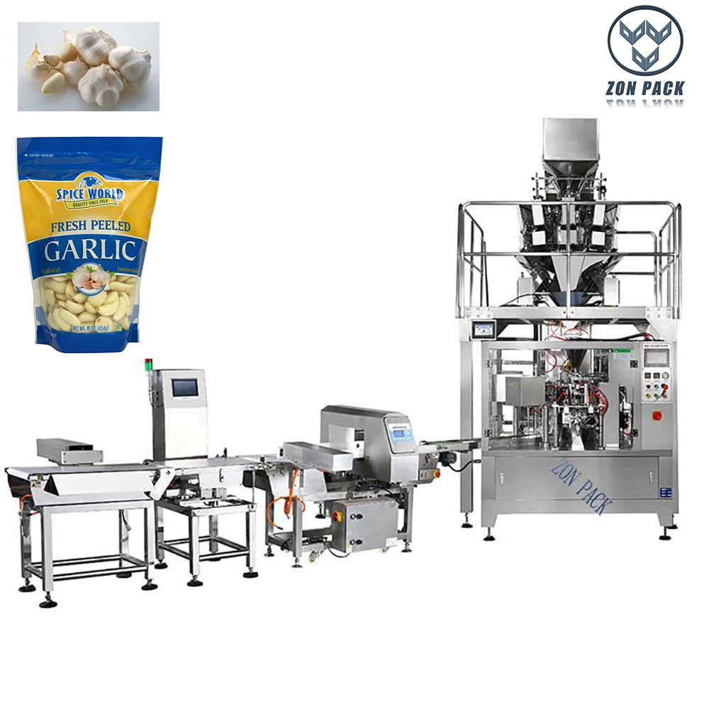 Factory Price Frozen Vegetables Food Packing Machine Zipper Premade Bag Doypack Packing Machine