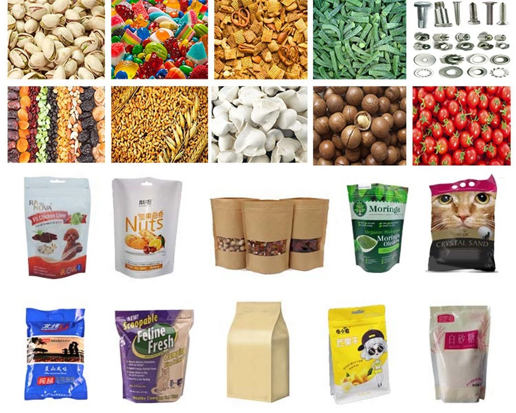 Factory Price Frozen Vegetables Food Packing Machine Zipper Premade Bag Doypack Packing Machine