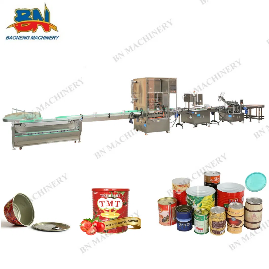 Automatic 6-Nozzle Jam Sauce Paste Mayonnaise Filling Machine with Servo Piston Filling