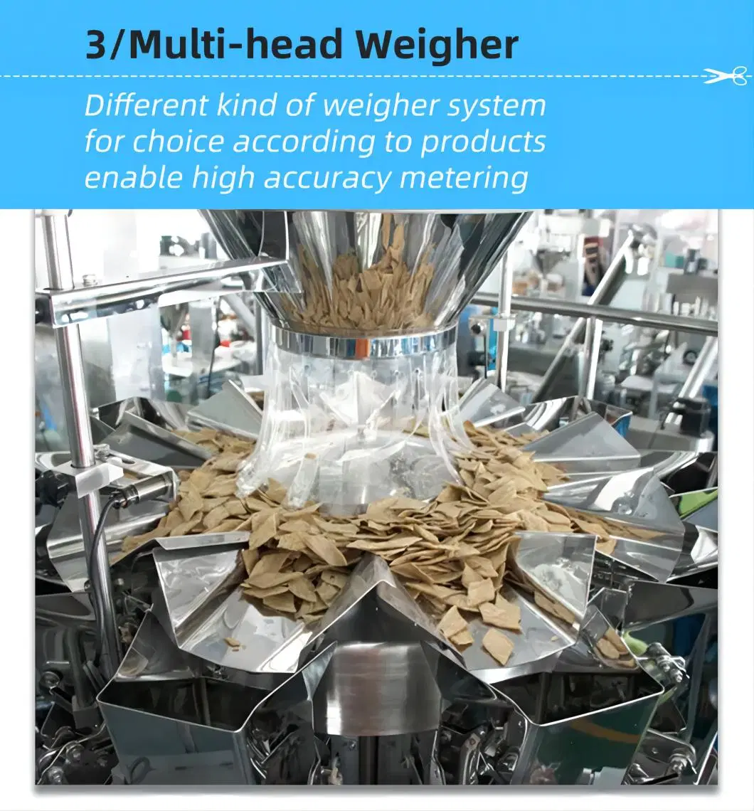 Multihead Weigher Customizable Automatic Multifunction Sugar Sachet Chicken Packaging Machines