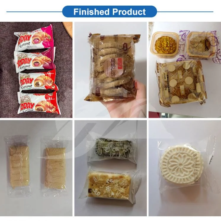 Foshan Biscuit Croissant Bread Chocolate Popsicle Cup Cakes Wafer Cookies Automatic Horizontal Pillow Packing Machine