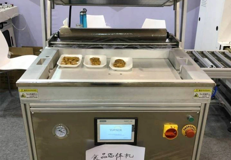 Automatic Skin Vacuum Packaging/Pack/Vacuum Packing Machine for Meat Chicken Fish Shrimp Sea Food