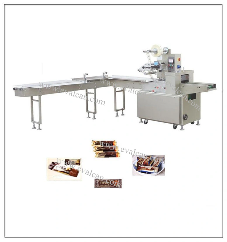 Automatic Flow Biscuit Bread Slice Pillow Packer Wrapper Bagging Packing Machine