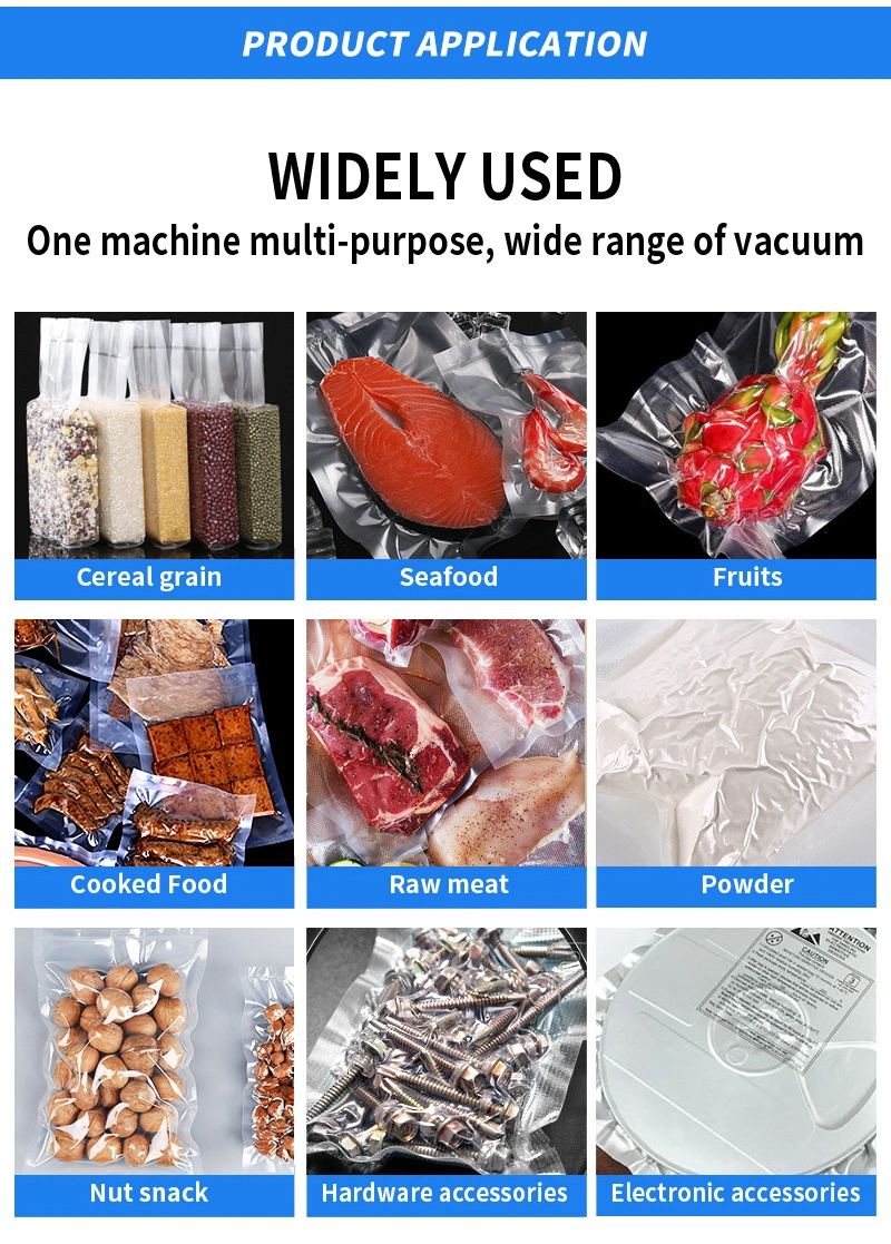 Belt Food Vacuum Packaging Machine for Cheese and Seafood