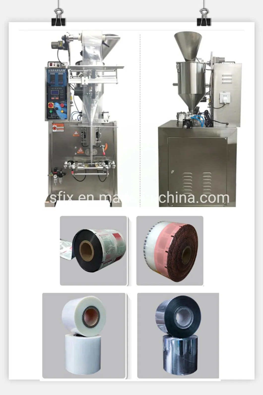 Automatic Sugar Sachet Packing Machine/Vertical Form Fill Seal Curry Chili Milk Powder Coffee Spices Powder Packing Machine