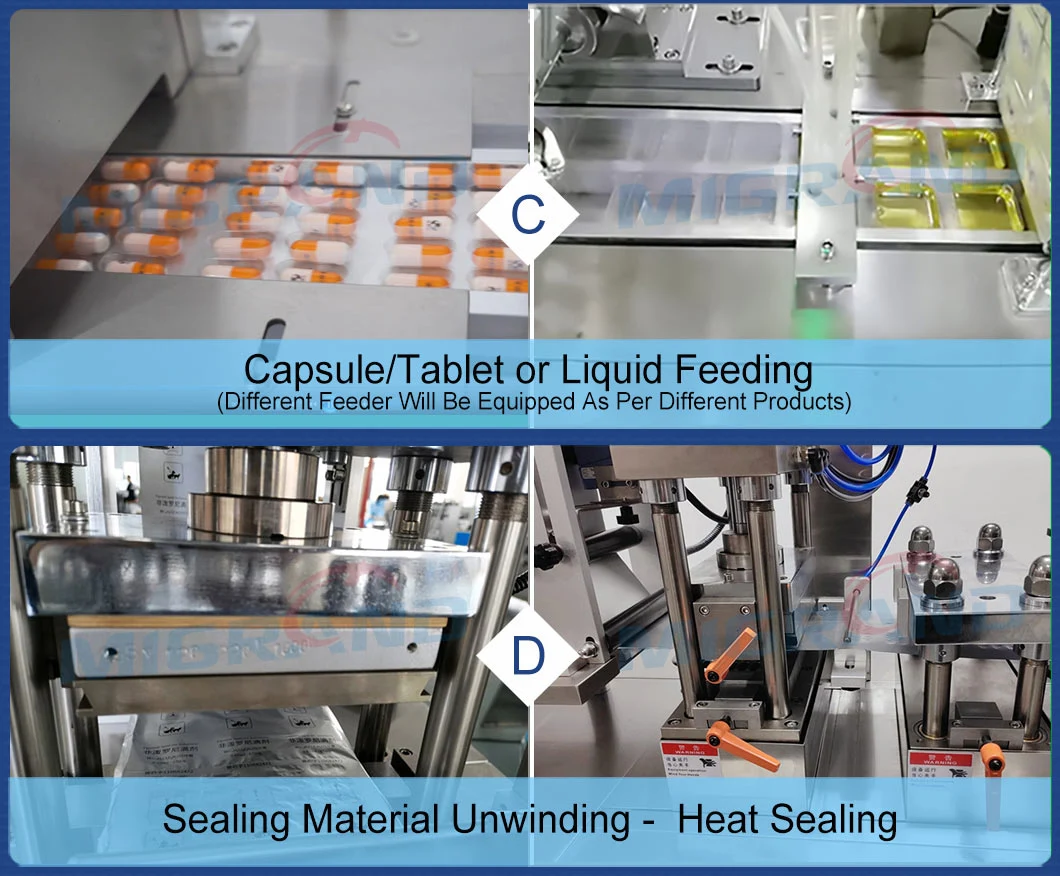 Automatic Small-Dose Tomato Paste Filling Machine Homogenized Ketchup Blister Thermoforming and Liquid Filling Sealing Packing Machine for Jam Honey