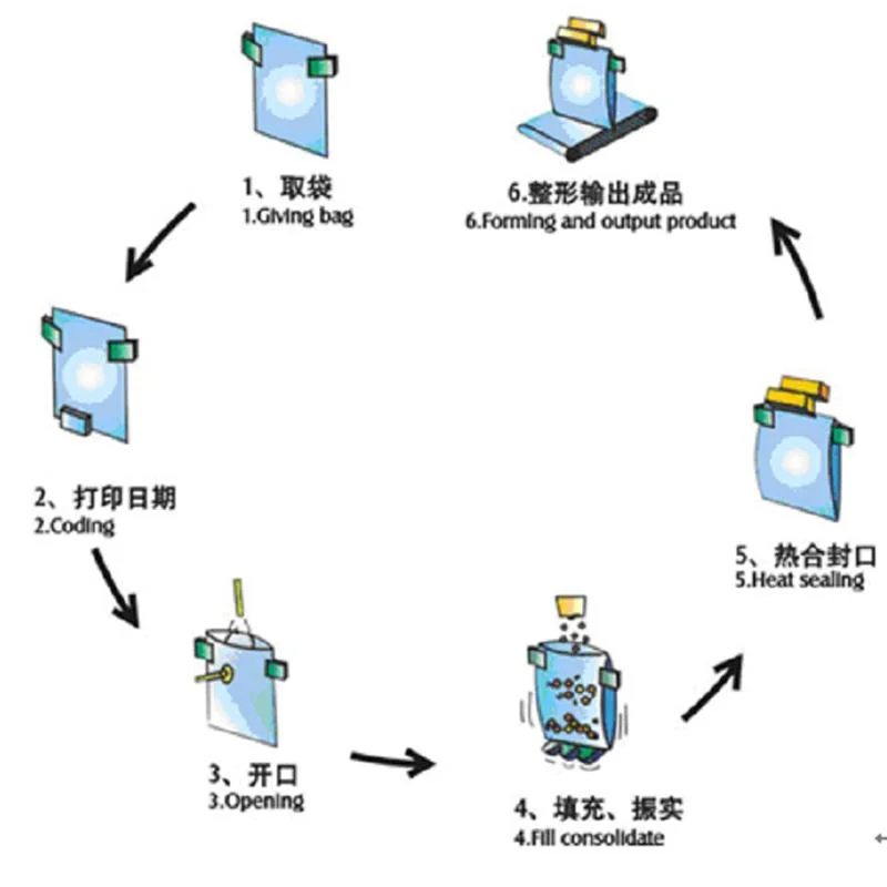 Automatic Rotary Packaging for Vegetable Fruit Pickle Food Filling Packing Machine with Salt Liquid in Doypack Stand up Bag