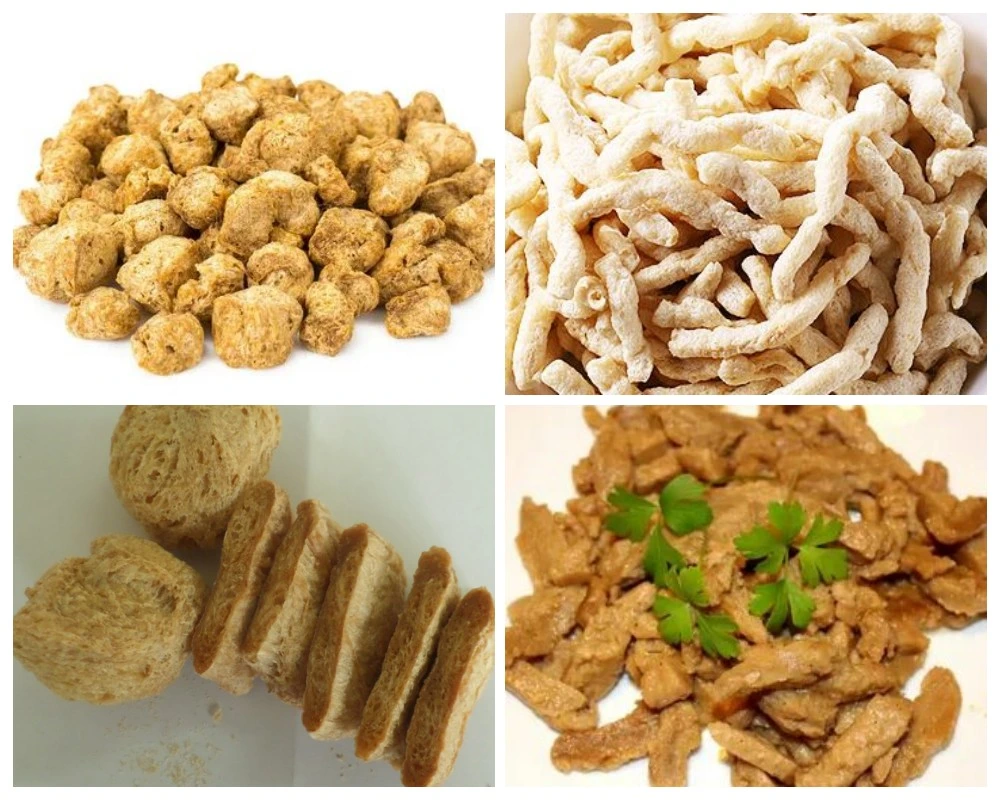 Textured Soybean Protein Soya Pieces Making Machine