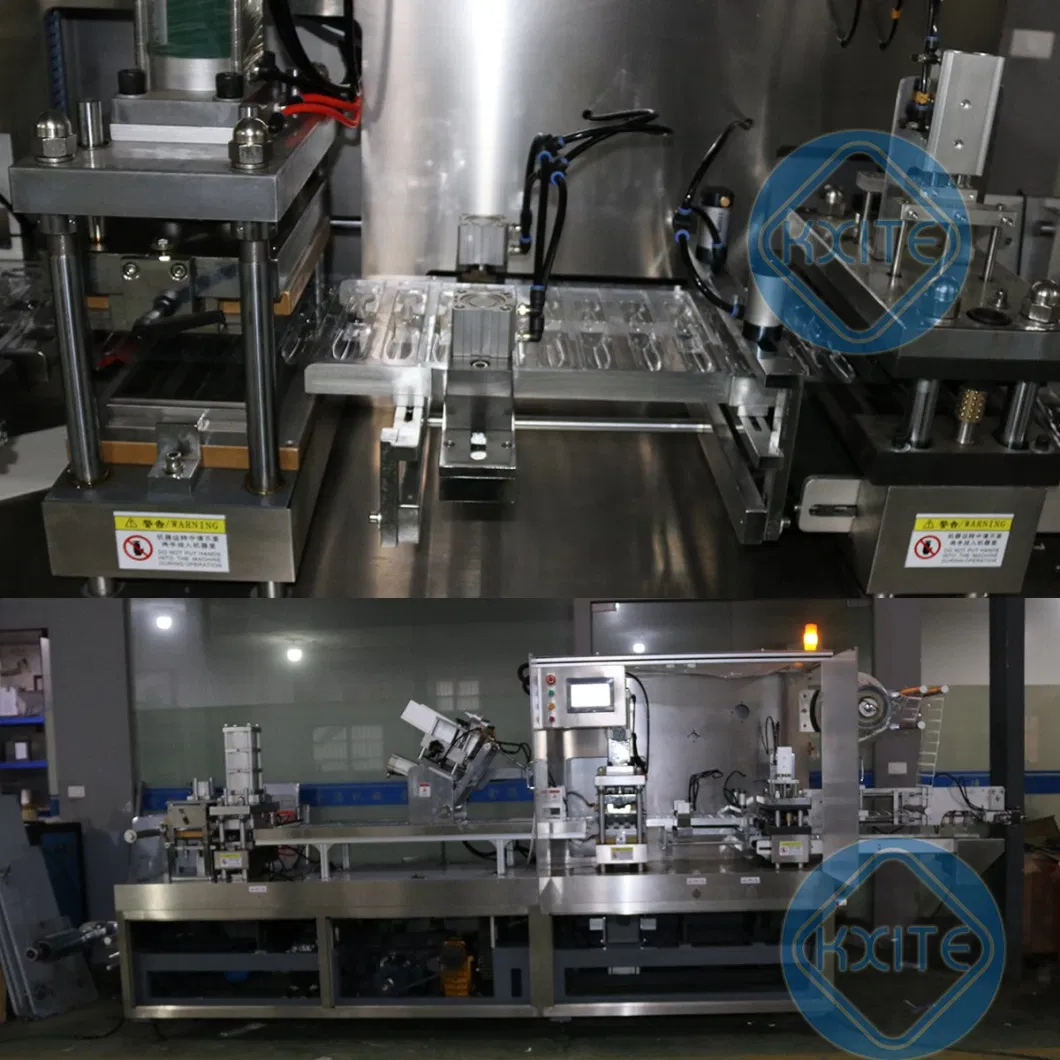 Auto 3D Candy Chocolate Beans Blister Packaging Machine Liquid Chocolate Thermoforming Packing Machine