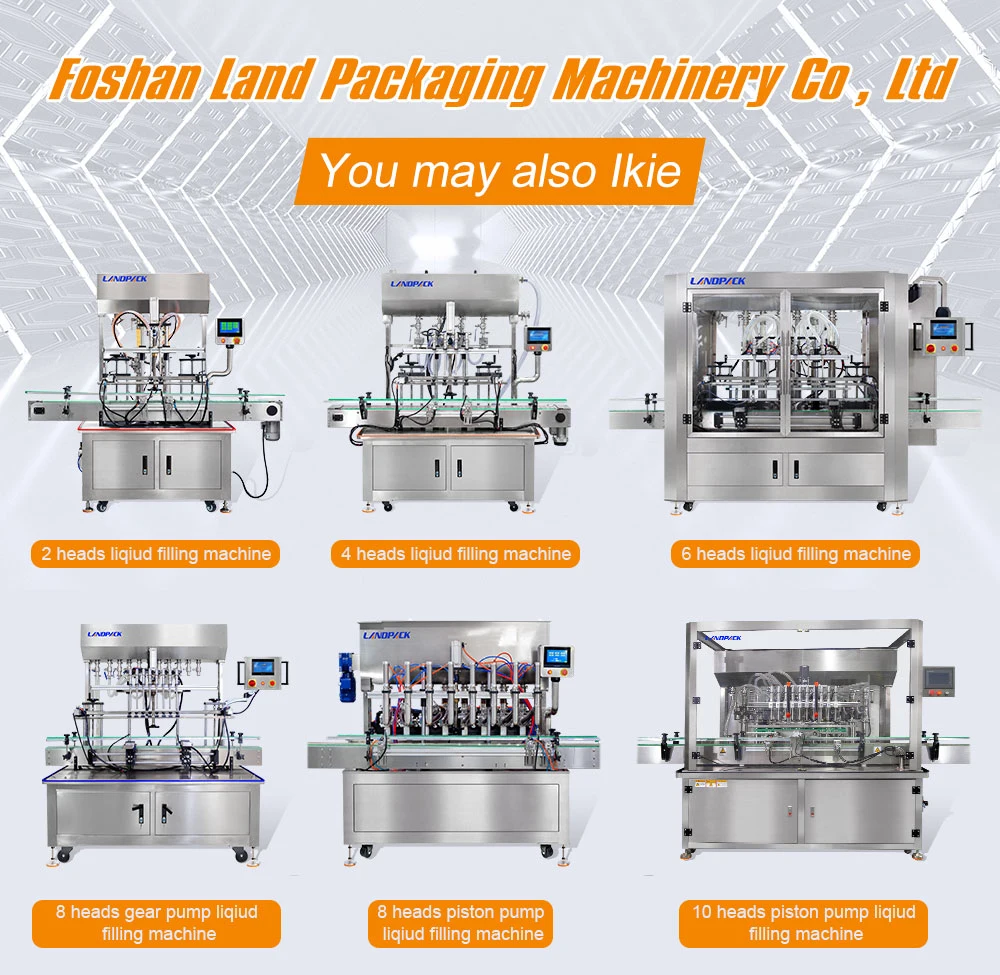 Automatic Juice Ketchup Syrup Tracking Type Liquid Filling Machine for Small Business