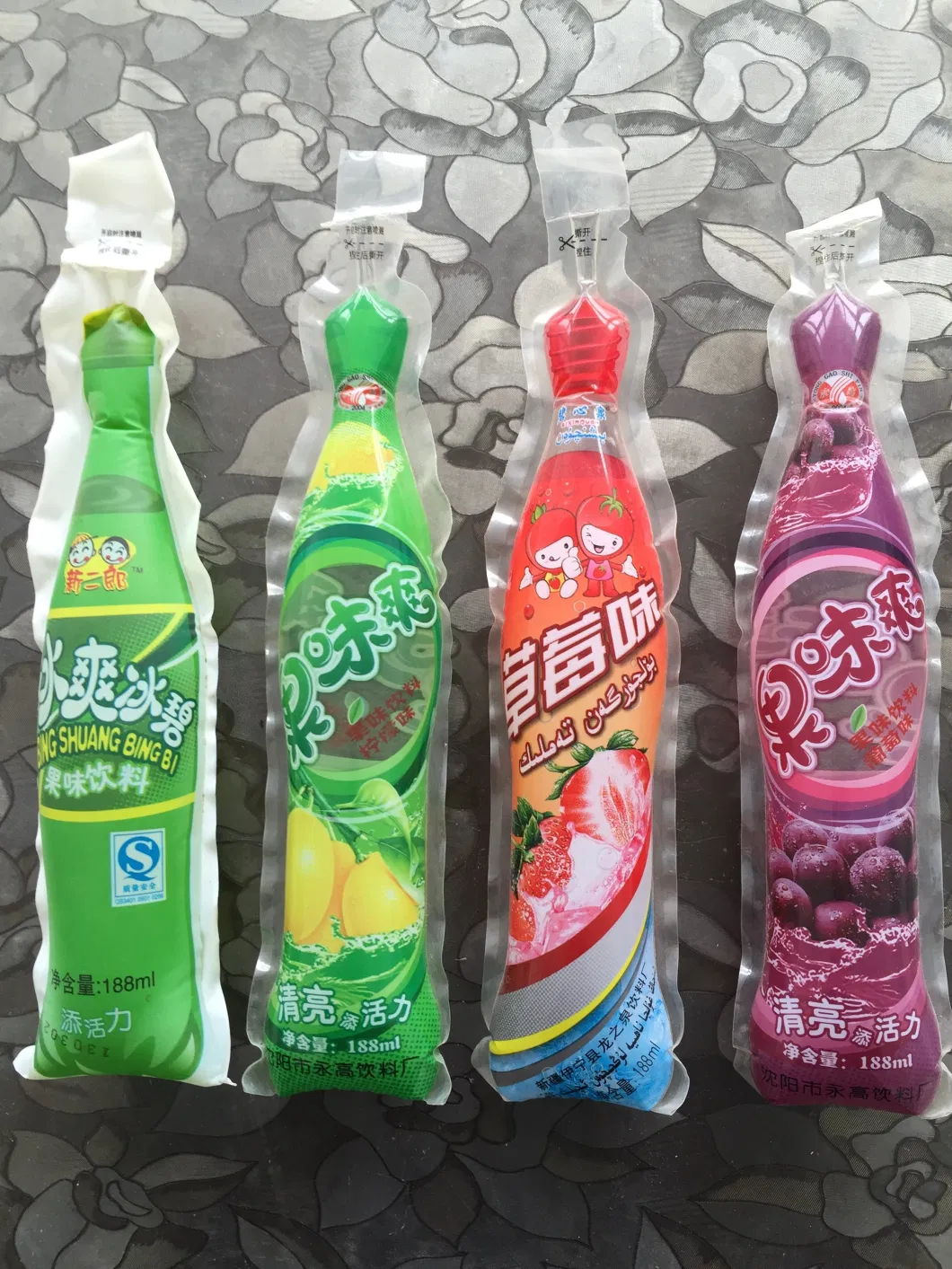 Automatic Ice Pop Juice Drinks Japanese Tofu Bags Filling Sealing Packing Machine