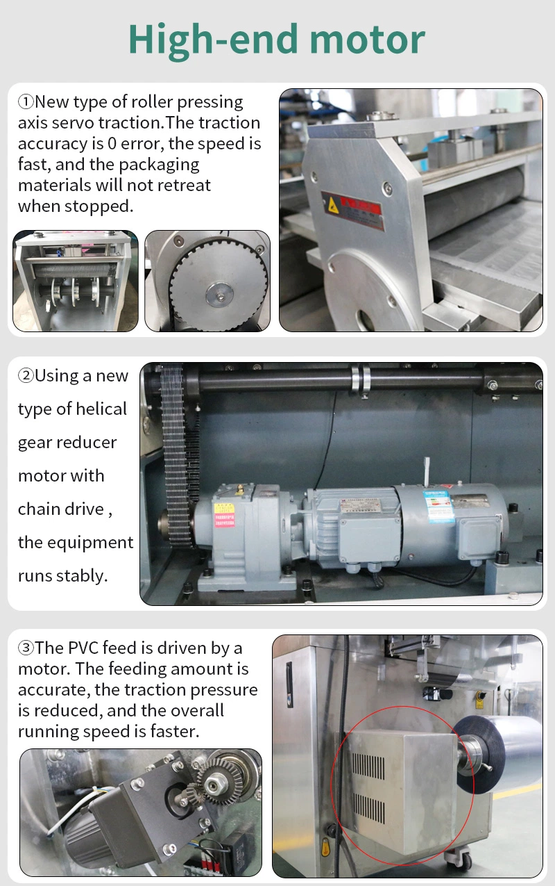 Meets GMP Standard Dpp 260r Food Candy Blister Forming Packaging Machine